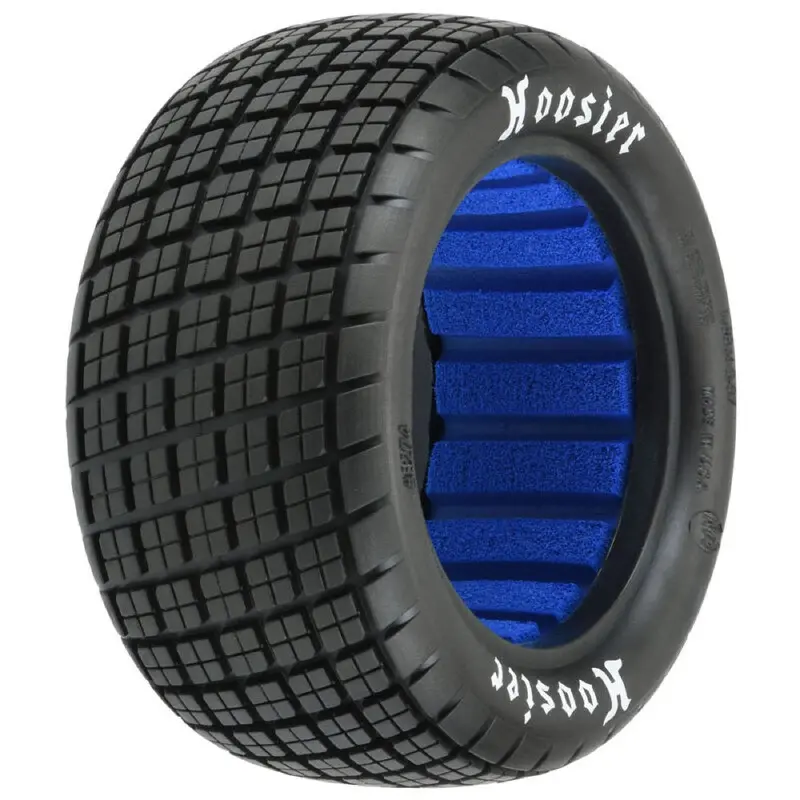 Proline Pro827403 1/10 Hoosier Angle Block M4 Rear 2.2In Dirt Oval Tyres 2Pc 1