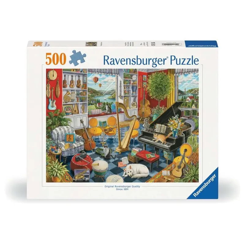 Ravensburger 00022-8 The Music Room 500Pc Jigsaw Puzzle 1