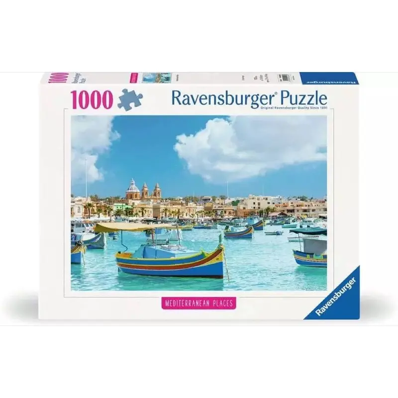 Ravensburger 00028-0 Mediterranean Malta 1000Pc Jigsaw Puzzle 1