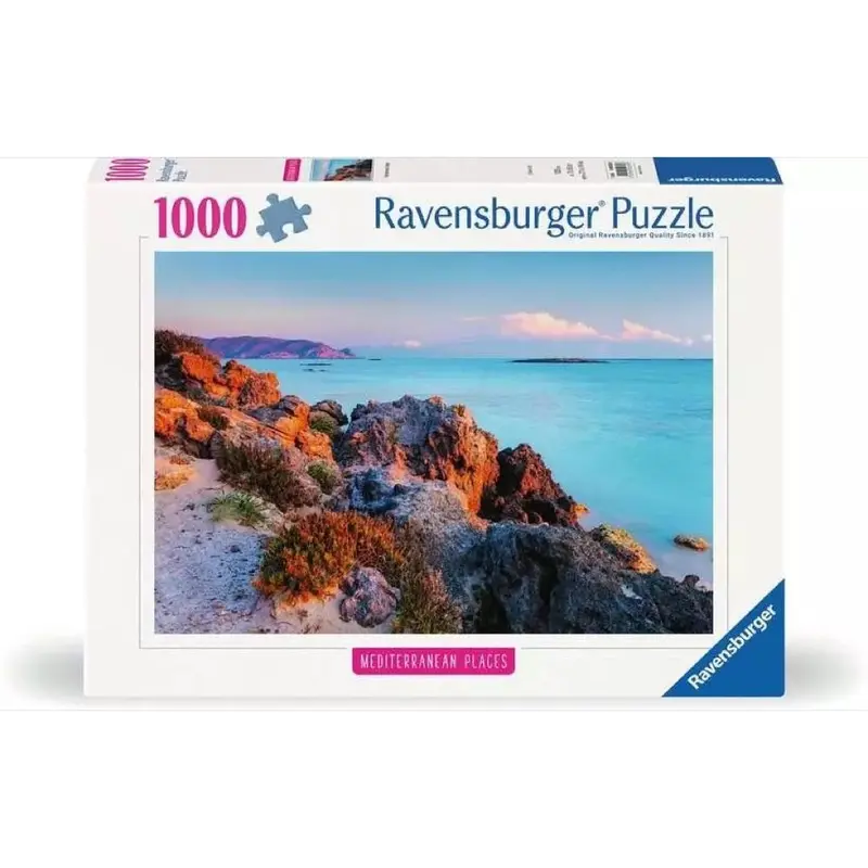 Ravensburger 00030-3 Mediterranean Greece 1000Pc Jigsaw Puzzle 1