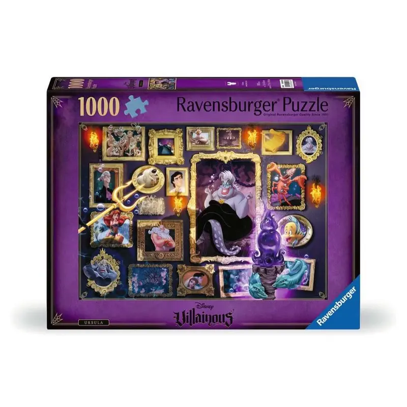Ravensburger 00039-6 Villainous Ursula 1000Pc Jigsaw Puzzle 1
