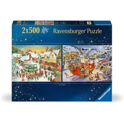 Ravensburger 00040-2 Christmas Collection No 1 2X500pc Jigsaw Puzzle 1