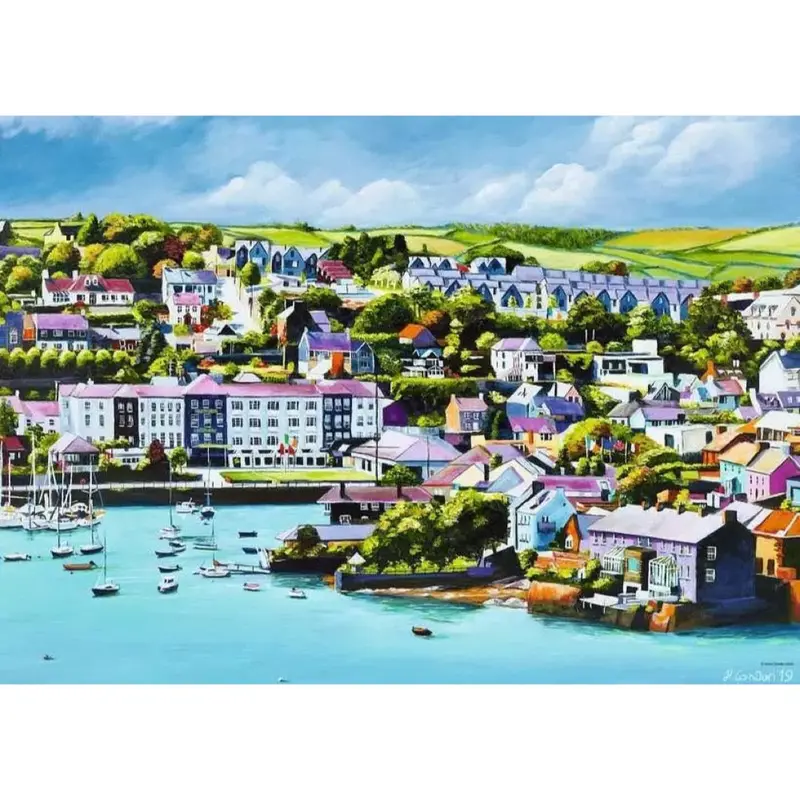 Ravensburger 00091-4 Kinsale Harbour Ireland 1000Pc Jigsaw Puzzle 2