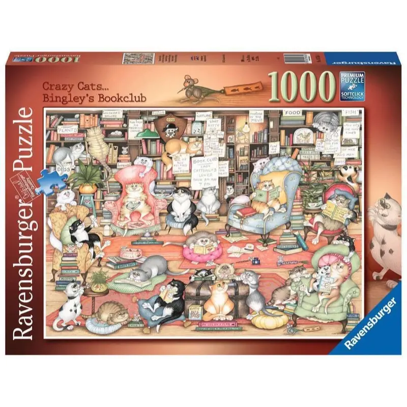 Ravensburger 00124-9 Bingleys Bookclub 1000Pc Jigsaw Puzzle 1