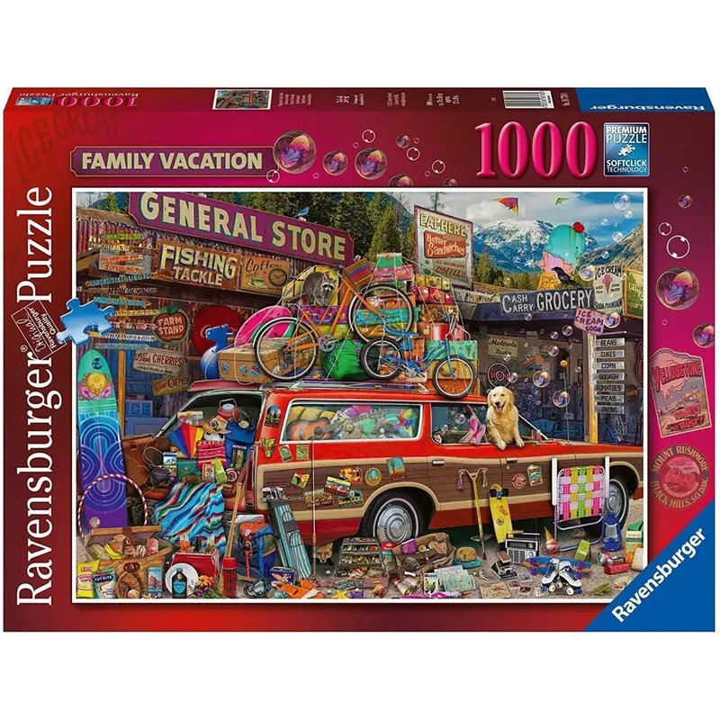Ravensburger 00130-0 Family Vacation 1000Pc Jigsaw Puzzle 1