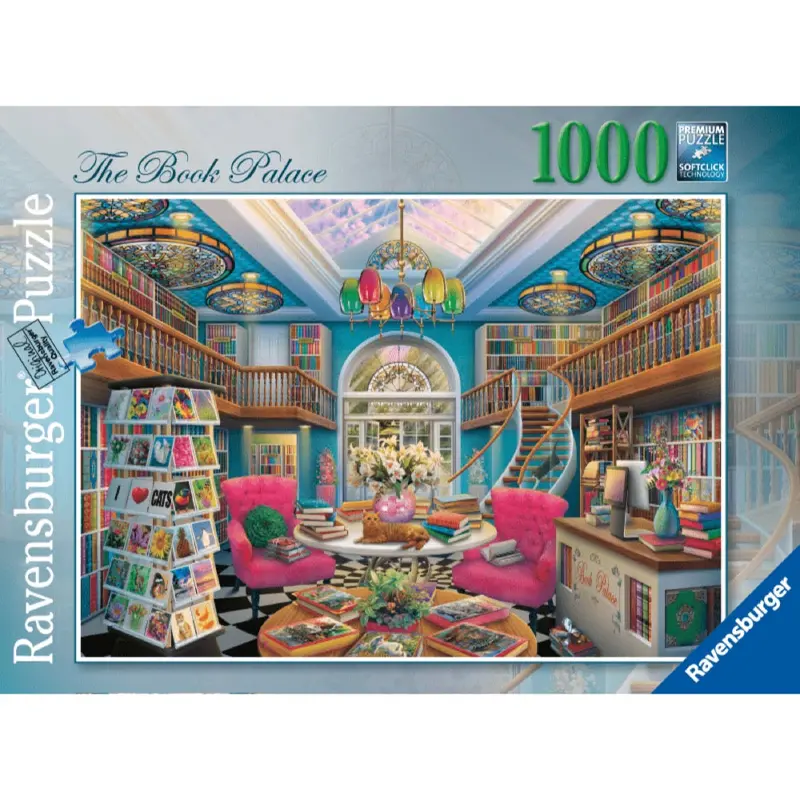 Ravensburger 00167-6 The Book Palace 1000Pc Jigsaw Puzzle 1