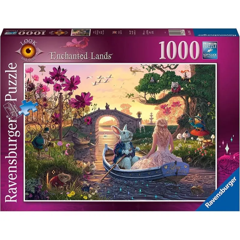 Ravensburger 00170-6 Enchant Lands Look And Find 1 1000Pc Jigsaw Puzzle 1