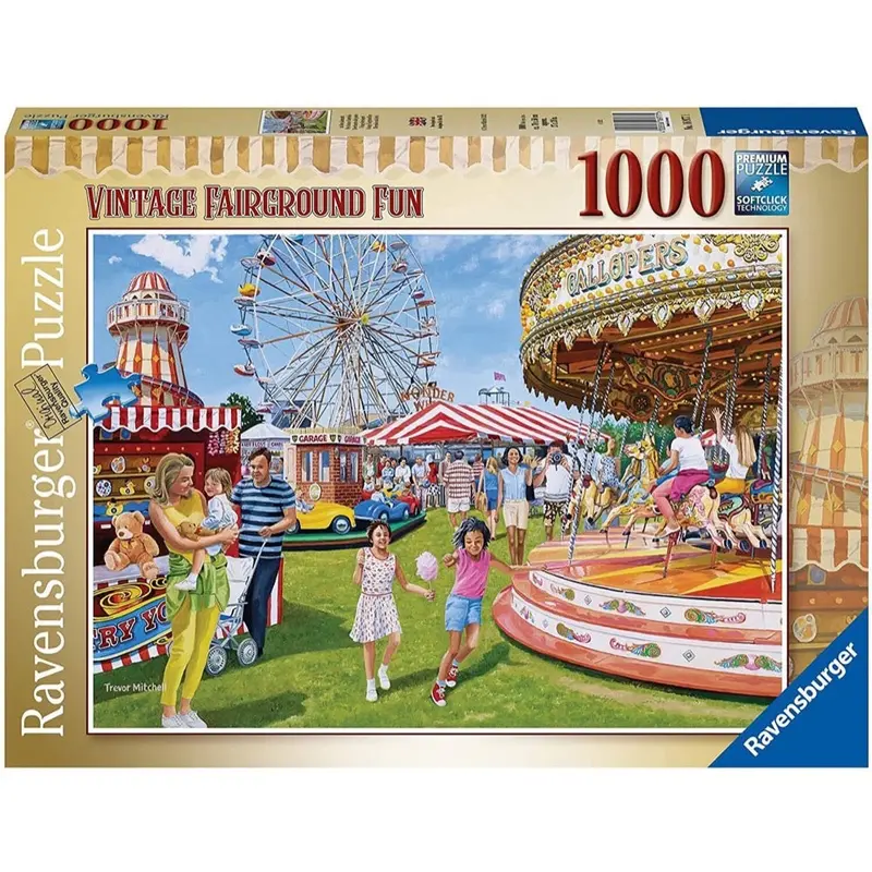 Ravensburger 00173-7 Vintage Fairground Fun 1000Pc Jigsaw Puzzle 1