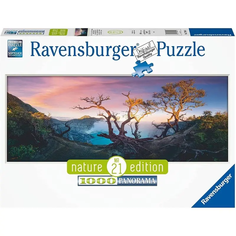 Ravensburger 00175-1 Acid Lake At Mount Ijen Java 1000Pc Jigsaw Puzzle 1