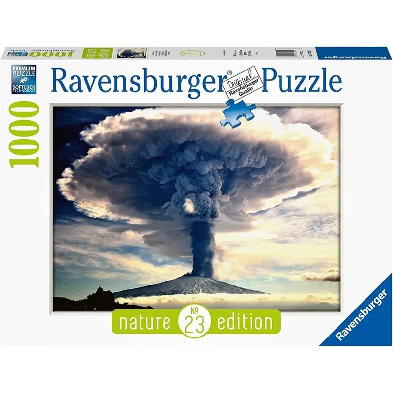 Ravensburger 00176-8 Mount Etna Volcano 1000Pc Jigsaw Puzzle 1