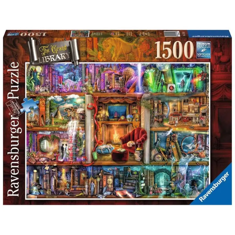 Ravensburger 00190-4 The Grand Library 1500Pc Jigsaw Puzzle 1