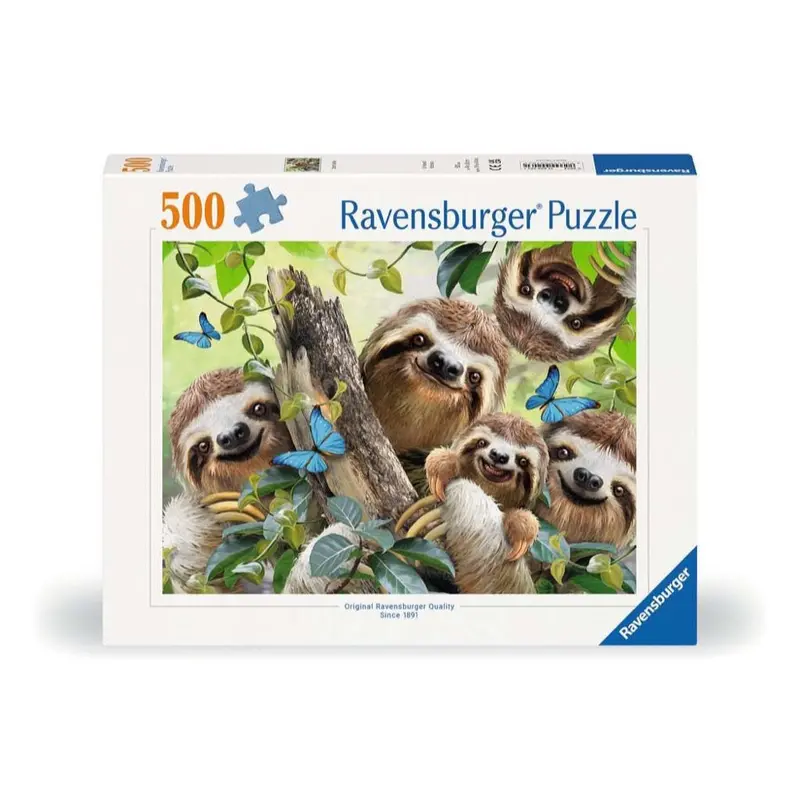 Ravensburger 00203-1 Sloth Selfie 500Pc Jigsaw Puzzle 1