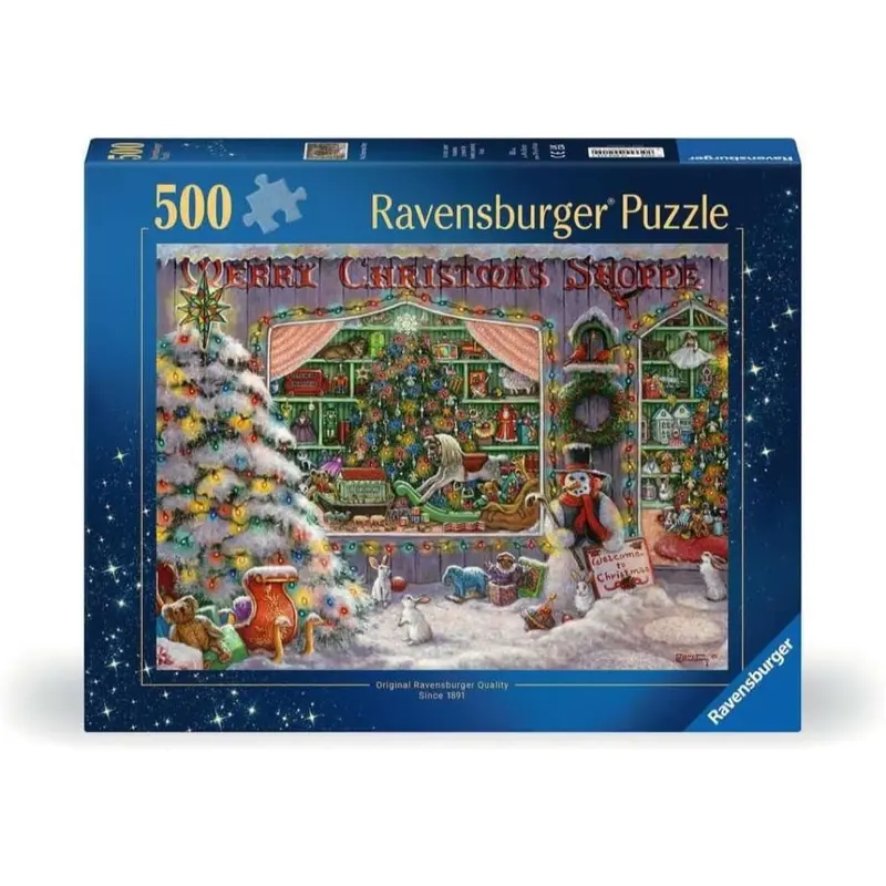 Ravensburger 00215-4 The Christmas Shop 500Pc Jigsaw Puzzle 1