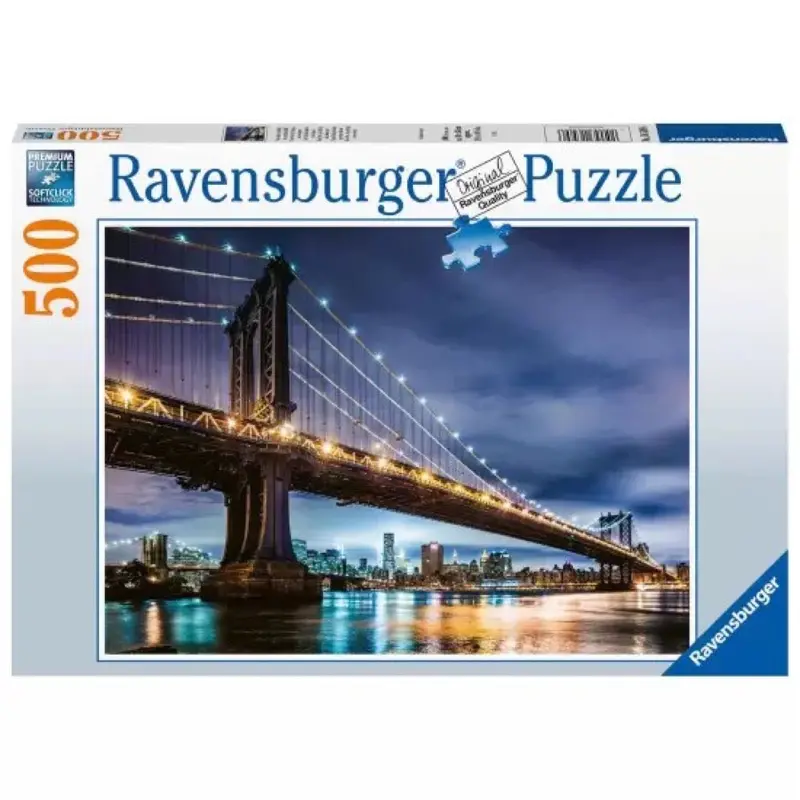 Ravensburger 00224-6 Ny The City That Never Sleeps 500Pc Jigsaw Puzzle 1