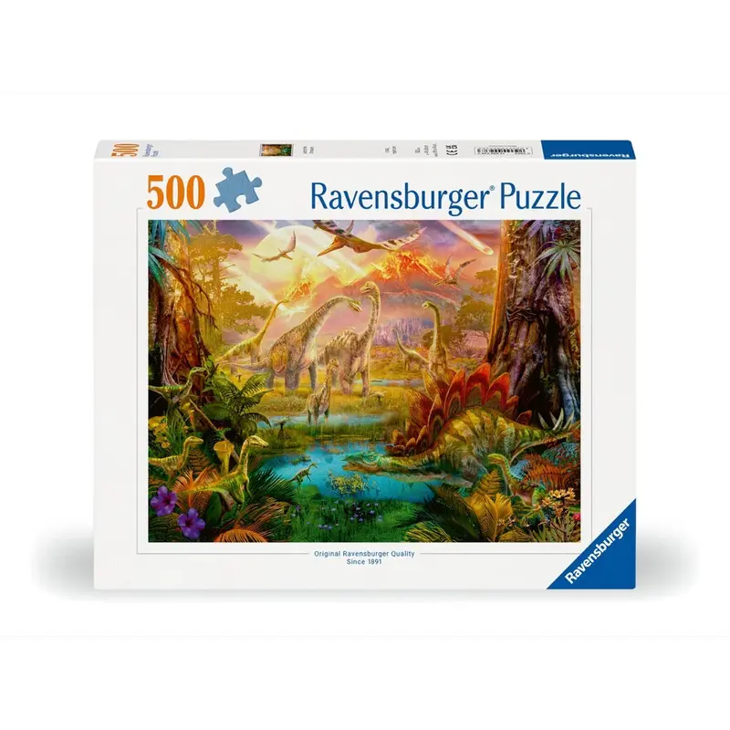 Ravensburger 00238-3 Land Of The Dinosaurs 500Pc Jigsaw Puzzle 1