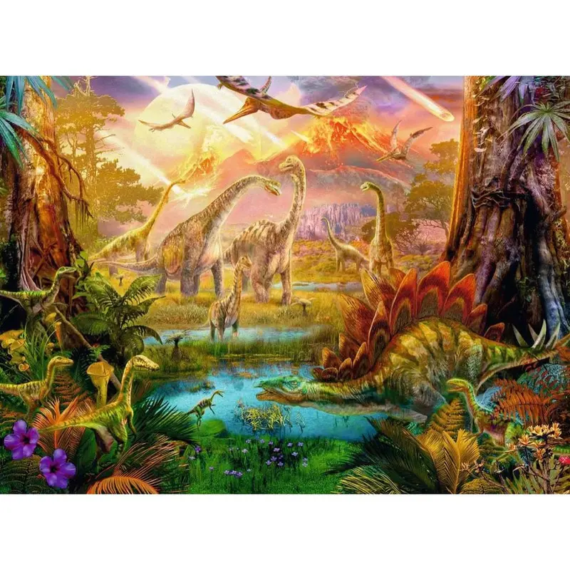 Ravensburger 00238-3 Land Of The Dinosaurs 500Pc Jigsaw Puzzle 2