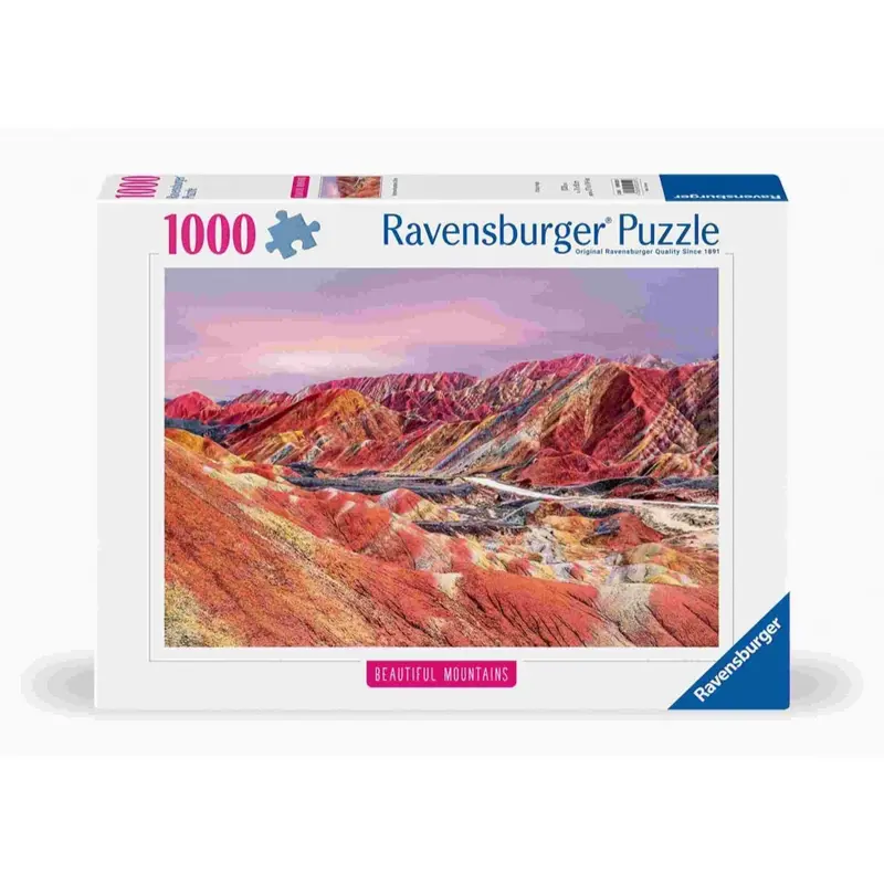 Ravensburger 00252-9 Rainbow Mountains China 1000Pc Jigsaw Puzzle 1