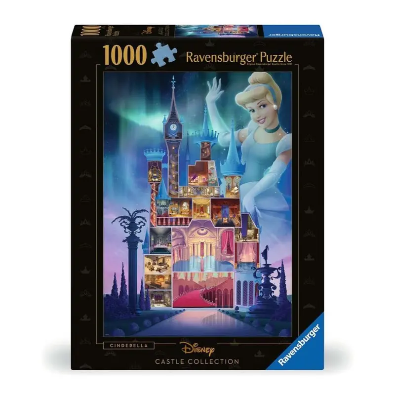 Ravensburger 00259-8 Disney Castles Cinderella 1000Pc Jigsaw Puzzle 1
