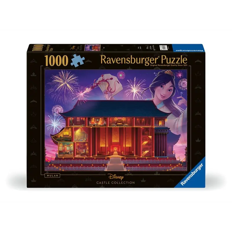 Ravensburger 00260-4 Disney Castles Mulan 1000Pc Jigsaw Puzzle 1