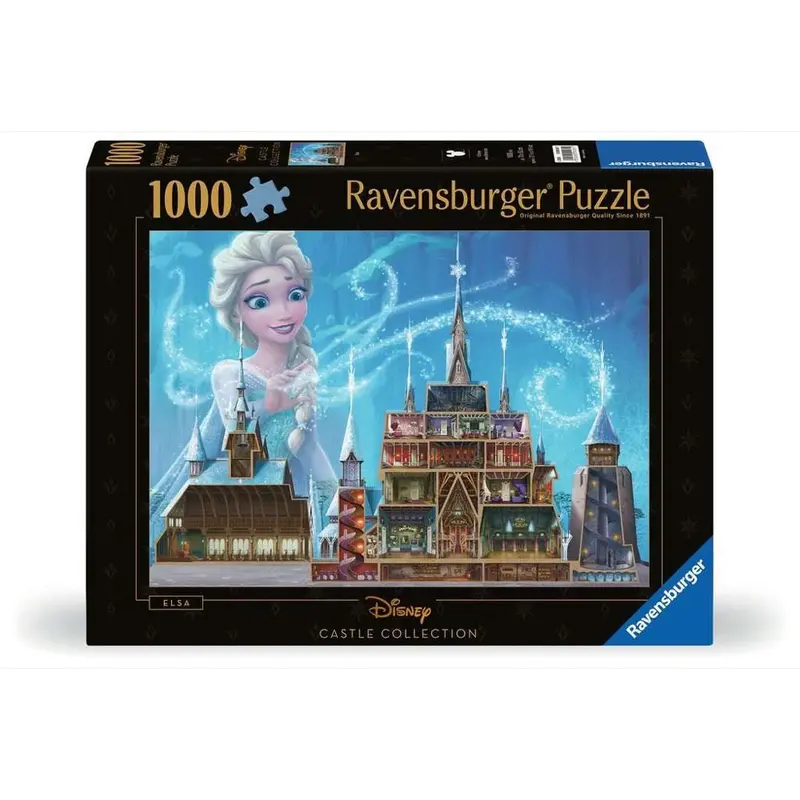 Ravensburger 00261-1 Disney Castles Elsa 1000Pc Jigsaw Puzzle 1