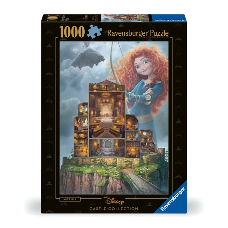 Ravensburger 00263-5 Disney Castles Merida 1000Pc Jigsaw Puzzle 1