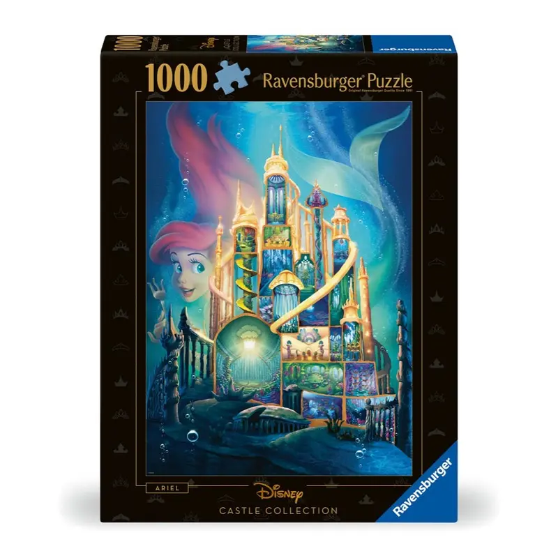 Ravensburger 00265-9 Disney Castles Ariel 1000Pc Jigsaw Puzzle 1