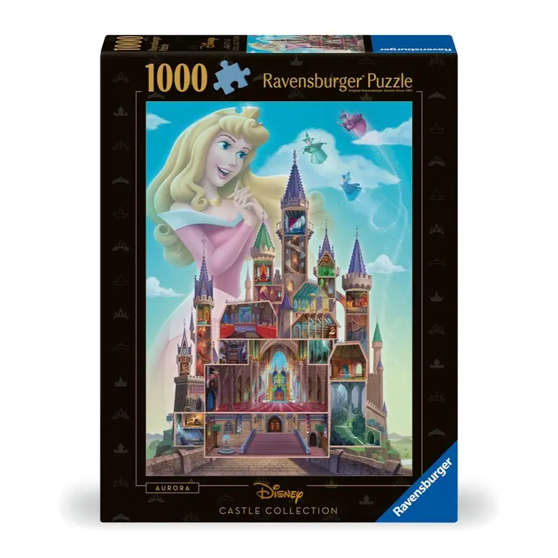 Ravensburger 00266-6 Disney Castles Aurora 1000Pc Jigsaw Puzzle 1