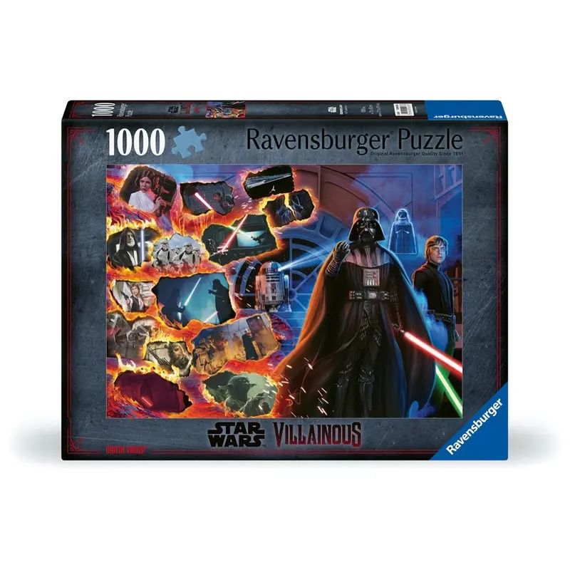 Ravensburger 00267-3 Star Wars Villainous Darth Vader 1000Pc Jigsaw Puzzle 1