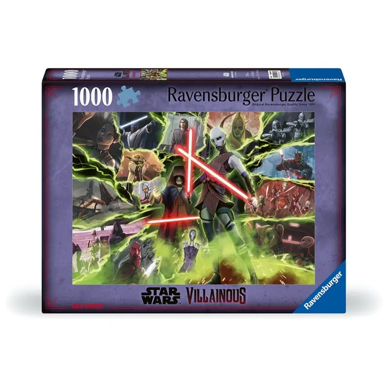 Ravensburger 00269-7 Star Wars Villainous Asajj Ventress 1000Pc Jigsaw Puzzle 1