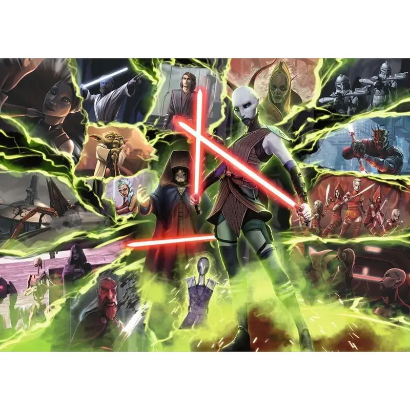 Ravensburger 00269-7 Star Wars Villainous Asajj Ventress 1000Pc Jigsaw Puzzle 2