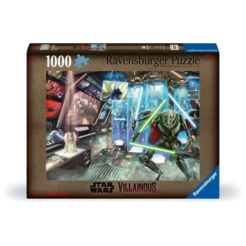 Ravensburger 00270-3 Star Wars Villainous General Grievous 1000Pc Jigsaw Puzzle 1