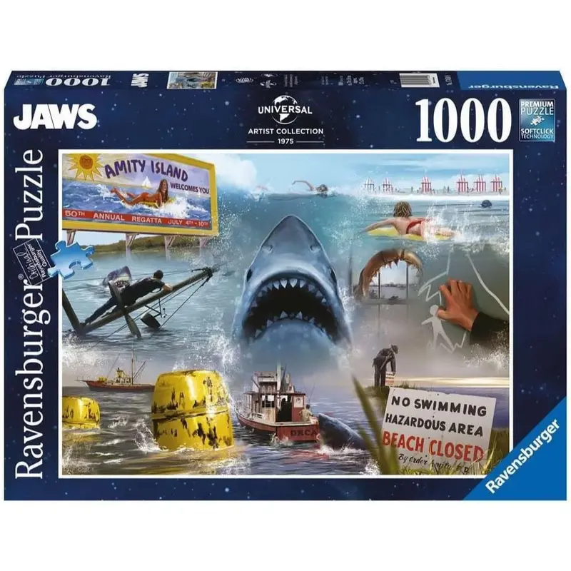 Ravensburger 00277-2 Jaws 1000Pc Jigsaw Puzzle 1