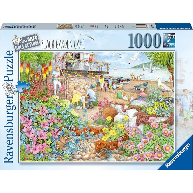 Ravensburger 00282-6 Beach Garden Café 1000Pc Jigsaw Puzzle 1