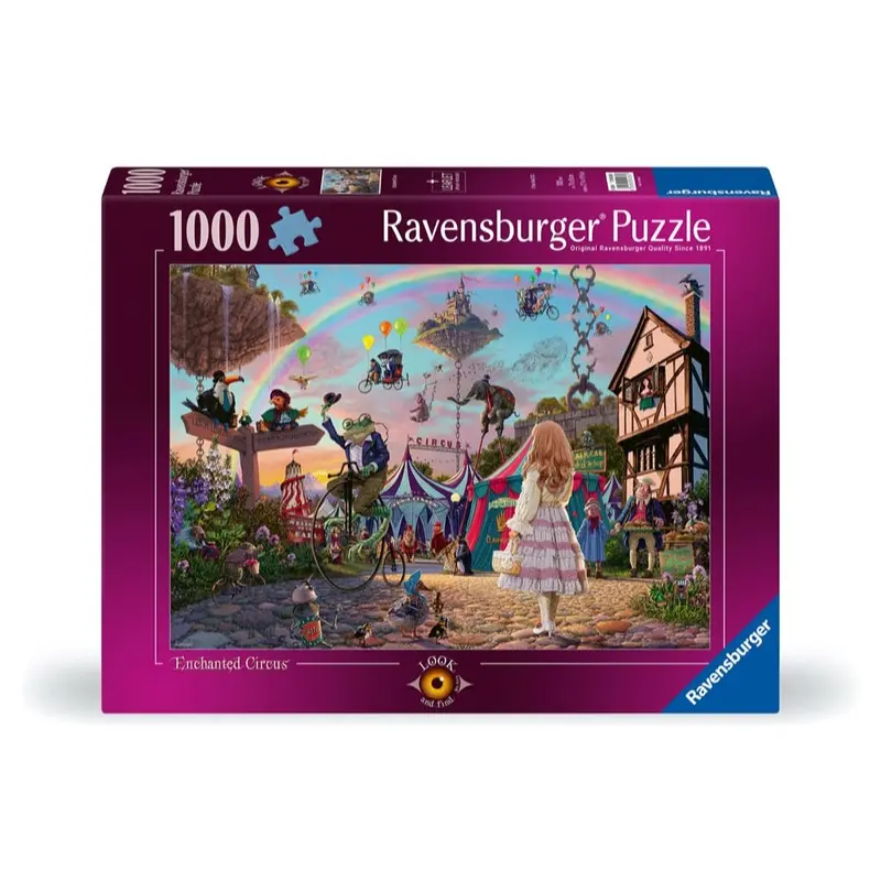 Ravensburger 00285-7 Look And Find No 2 Enchanted Circus 1000Pc Jigsaw Puzzle 1