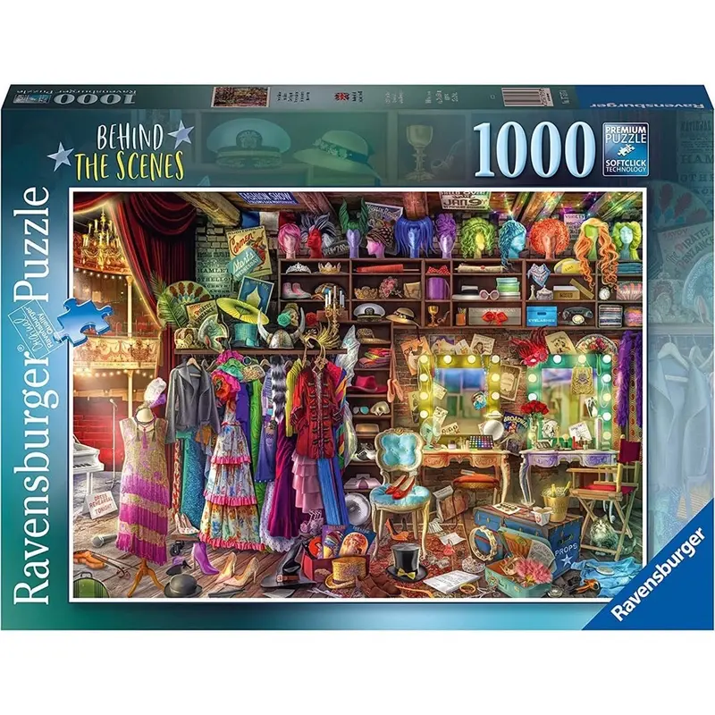 Ravensburger 00295-6 Behind The Scenes 1000Pc Jigsaw Puzzle 1