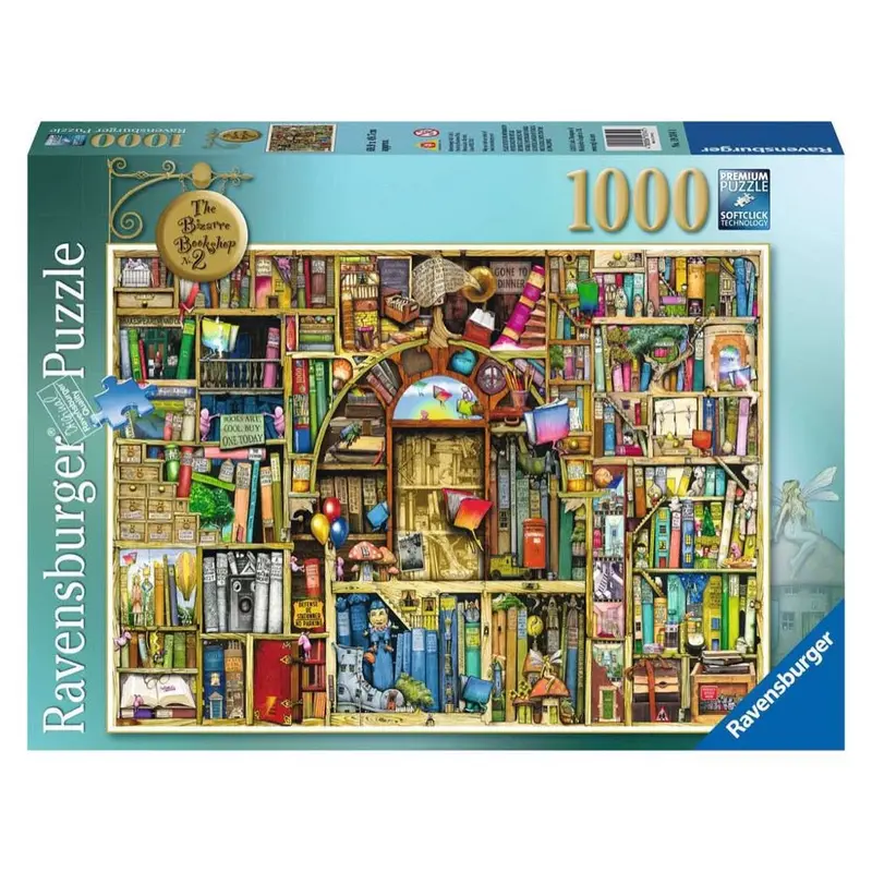 Ravensburger 00300-7 The Bizarre Bookshop 2 1000Pc Jigsaw Puzzle 1