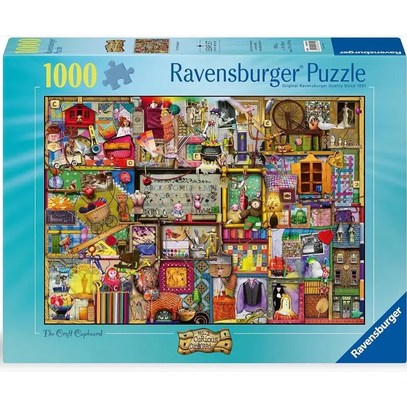 Ravensburger 00301-4 No.2 Craft Cupboard 1000Pc Jigsaw Puzzle 1