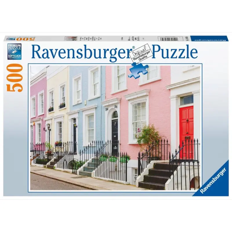 Ravensburger 00304-5 Colourful London Townhouses 500Pc Jigsaw Puzzle 1