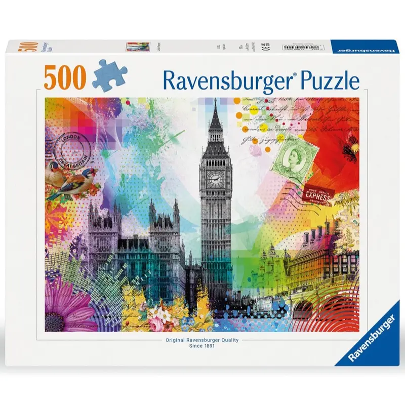 Ravensburger 00309-0 London Postcard 500Pc Jigsaw Puzzle 1
