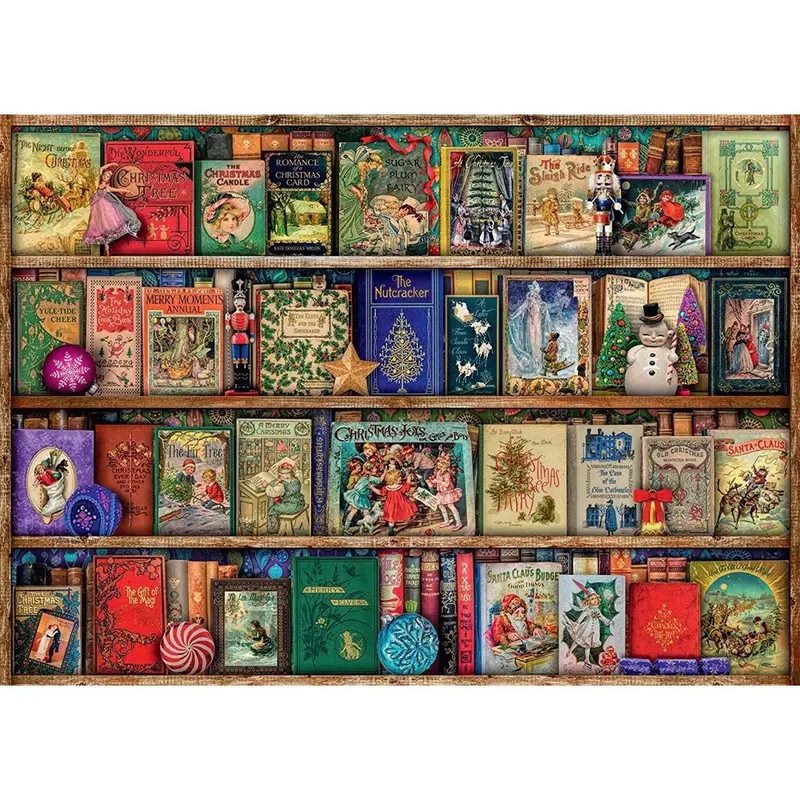 Ravensburger 00324-3 The Christmas Library Puzzle 1000Pc 2