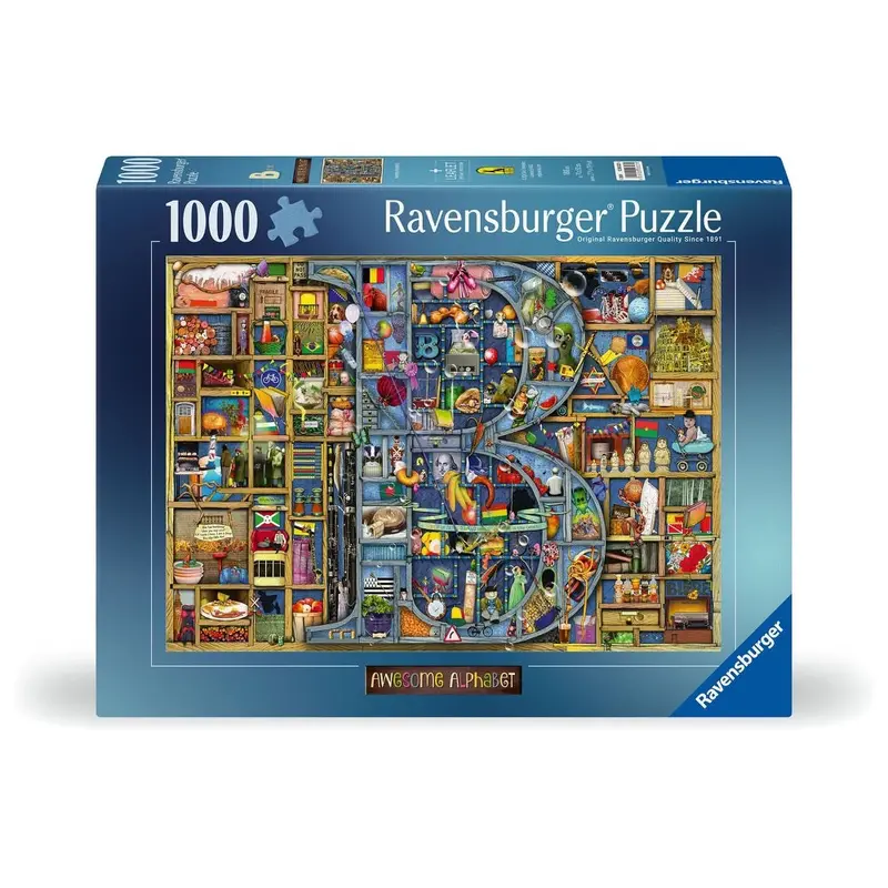 Ravensburger 00327-4 Awesome Alphabet B Puzzle 1000Pc 1