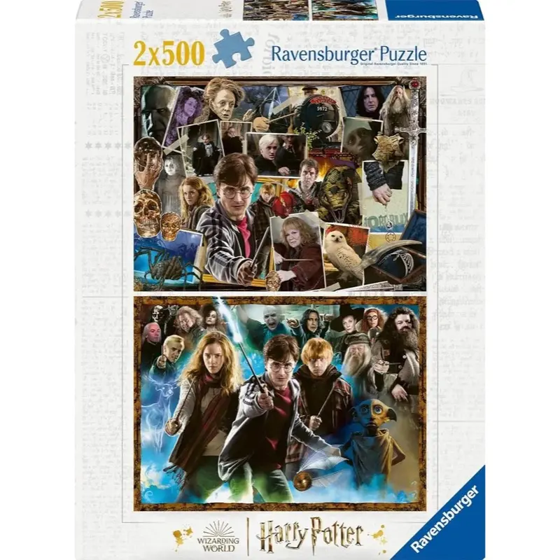 Ravensburger 00343-4 The World Of Harry Potter 2X500pc Jigsaw Puzzle 1