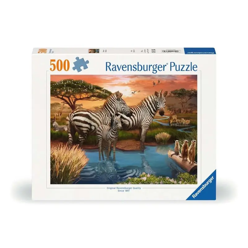 Ravensburger 00365-6 Zebra 500Pc Jigsaw Puzzle 1