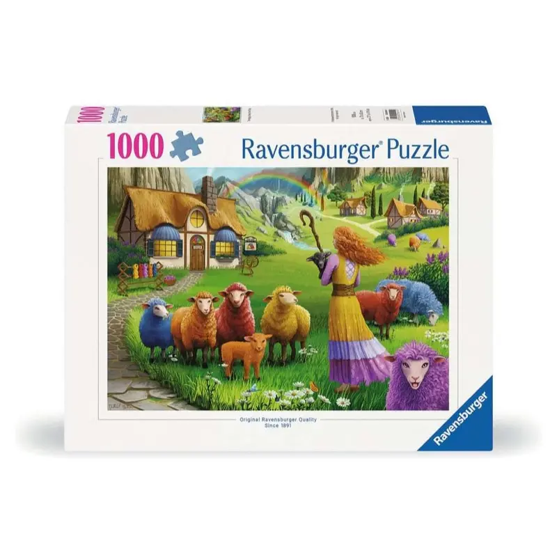 Ravensburger 00414-1 The Happy Sheep Yarn Shop 1000Pc Jigsaw Puzzle 1