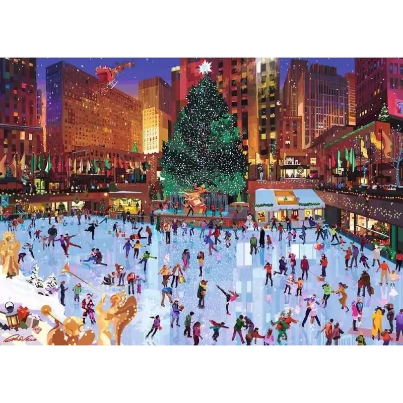 Ravensburger 00420-2 Rockefeller Center Joy Puzzle 1000Pc Jigsaw Puzzle 2