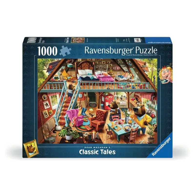 Ravensburger 00423-3 Goldilocks Gets Caught 1000Pc Jigsaw Puzzle 1