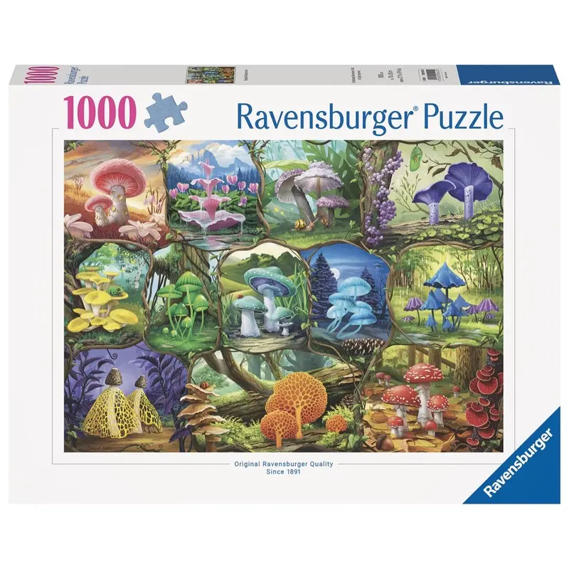 Ravensburger 00424-0 Beautiful Mushrooms 1000Pc Jigsaw Puzzle 1