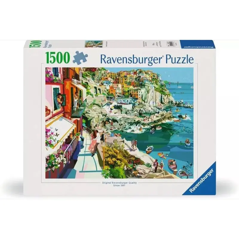 Ravensburger 00430-1 Romance In Cinque Terre 1500Pc Jigsaw Puzzle 1