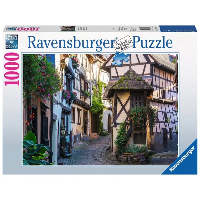 Ravensburger 00468-4 French Moments In Alsace 1000Pc Jigsaw Puzzle 1