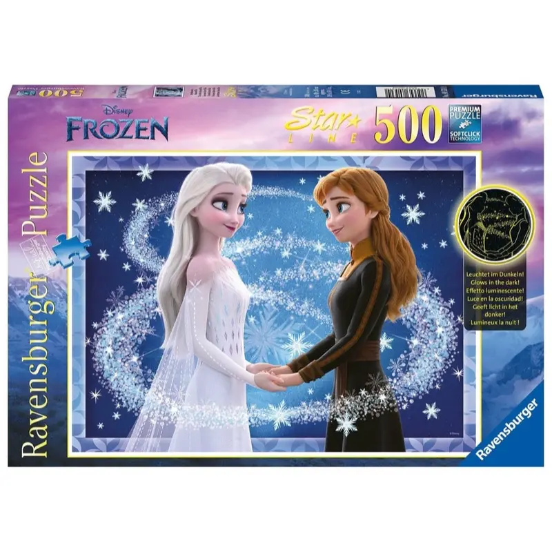 Ravensburger 00492-9 Starline The Sisters Anna And Elsa 500Pc Jigsaw Puzzle 1